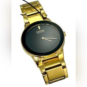 Citizen Eco-Drive Mens Gold Tone Watch